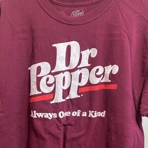 Dr Pepper Maroon Graphic T-Shirt
